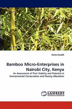 portada bamboo micro-enterprises in nairobi city, kenya (en Inglés)