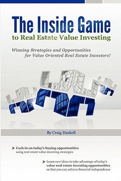 portada the inside game to real estate value investing (en Inglés)