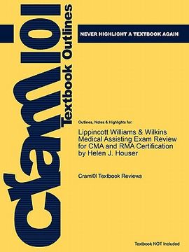 portada studyguide for lippincott williams & wilkins medical assisting exam review for cma and rma certification by helen j. houser isbn 9780781765350