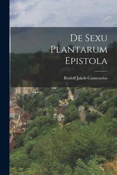 portada De Sexu Plantarum Epistola (en Alemán)