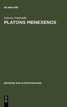 portada Platons Menexenos (Beiträge zur Altertumskunde) 
