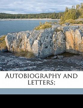 portada autobiography and letters; (en Inglés)