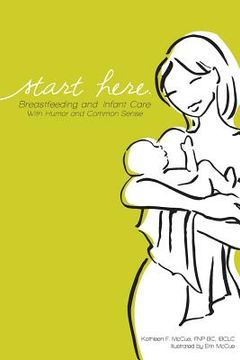 portada Start Here: Breastfeeding and Infant Care with Humor and Common Sense (en Inglés)