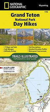 portada Grand Teton National Park day Hikes map (National Geographic Topographic map Guide, 1706) (en Inglés)