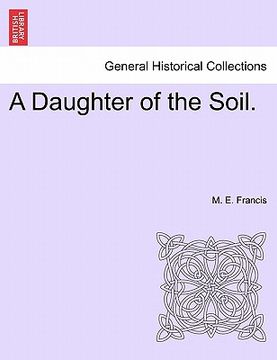 portada a daughter of the soil. (in English)