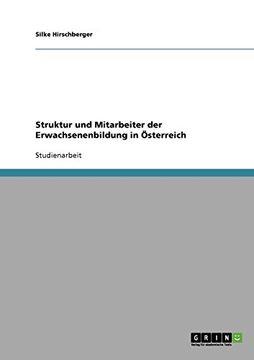 portada Struktur und Mitarbeiter der Erwachsenenbildung in Österreich (German Edition)