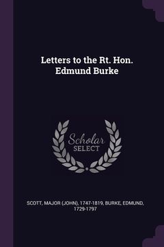 portada Letters to the Rt. Hon. Edmund Burke (en Inglés)