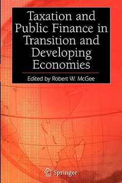 portada taxation and public finance in transition and developing economies (in English)