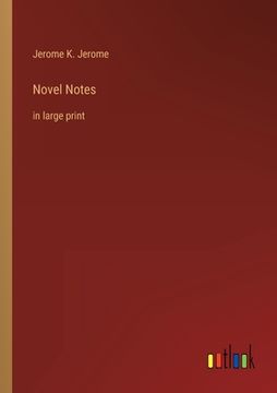 portada Novel Notes: in large print (in English)