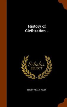 portada History of Civilization .. (en Inglés)
