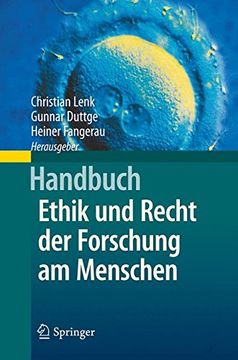 portada Handbuch Ethik und Recht der Forschung am Menschen (en Alemán)