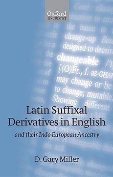 portada latin suffixal derivatives in english: and their indo-european ancestry (en Inglés)
