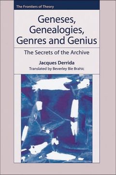 portada Geneses, Genealogies, Genres and Genius (en Inglés)