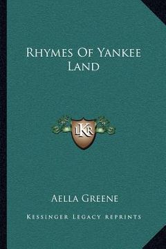 portada rhymes of yankee land (en Inglés)