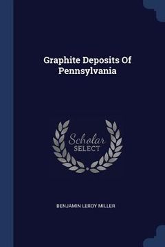 portada Graphite Deposits Of Pennsylvania (en Inglés)