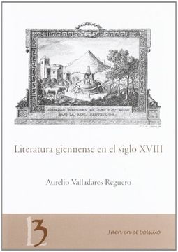 portada literatura giennense en el siglo xviii. (jaen en el bolsillo, 3)