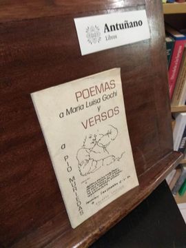 portada Versos a Maria Luisa Gochi y Poemas a pio Muriedas