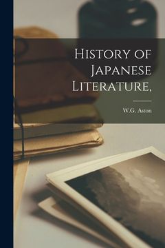 portada History of Japanese Literature, (en Inglés)