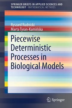 portada Piecewise Deterministic Processes in Biological Models (en Inglés)