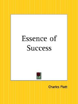 portada essence of success (en Inglés)
