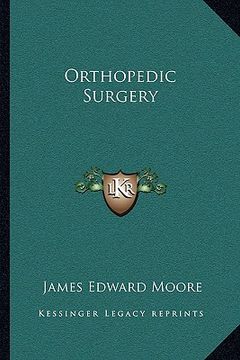 portada orthopedic surgery (en Inglés)