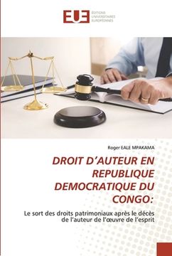 portada Droit d'Auteur En Republique Democratique Du Congo (en Francés)