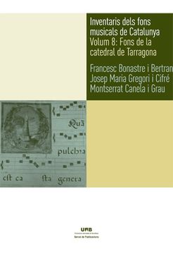 portada Inventaris dels fons musicals de Catalunya Vol. 8 Fons de la catedral de Tarrago