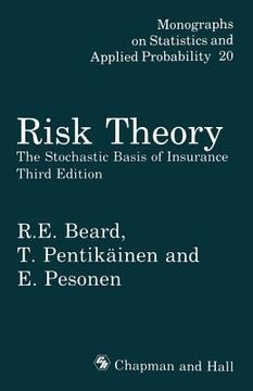 portada Risk Theory: The Stochastic Basis of Insurance