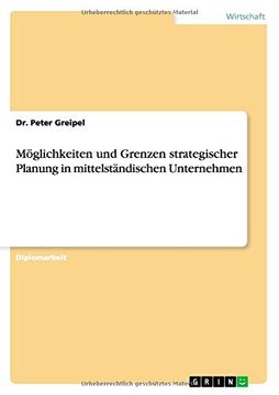 portada Möglichkeiten und Grenzen strategischer Planung in mittelständischen Unternehmen (German Edition)