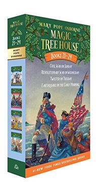 portada Magic Tree House Volumes 21-24 Boxed Set: American History Quartet (en Inglés)