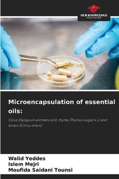 portada Microencapsulation of essential oils (en Inglés)