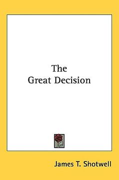portada the great decision