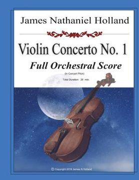 portada Violin Concerto No. 1: Full Score Only in Concert Pitch (en Inglés)