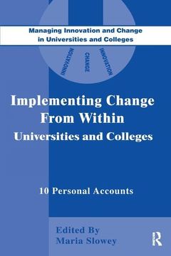 portada Implementing Change from Within in Universities and Colleges: Ten Personal Accounts from Middle Managers (in English)