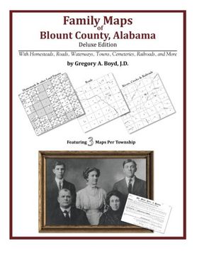 portada Family Maps of Blount County, Alabama, Deluxe Edition (in English)