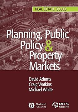 portada planning, public policy and property markets
