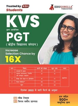portada KVS PGT Book 2023: Post Graduate Teacher (Hindi Edition) - 8 Mock Tests and 3 Previous Year Papers (1000 Solved Questions) with Free Acce (in Hindi)