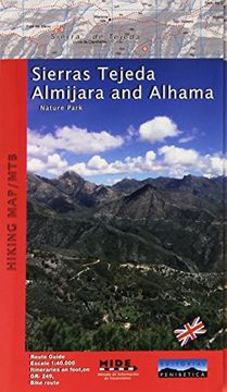 portada Map Sierras de Tejeda, Almijara y Alhama. Trekking Map. Escale 1:40.000. Editorial Penibética. English Edition.