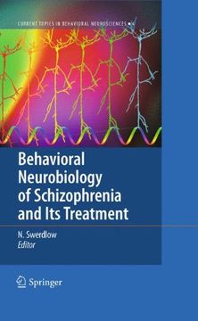 portada behavioral neurobiology of schizophrenia and its treatment