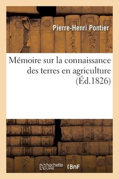 portada Mémoire Sur La Connaissance Des Terres En Agriculture (in French)