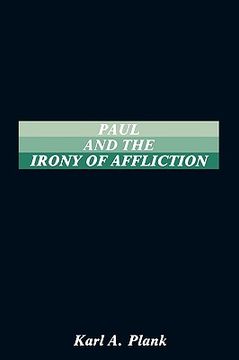 portada paul and the irony of afflication (en Inglés)