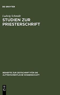 portada Studien zur Priesterschrift (en Alemán)