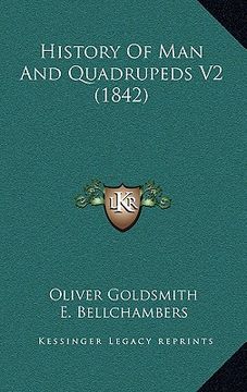 portada history of man and quadrupeds v2 (1842) (en Inglés)