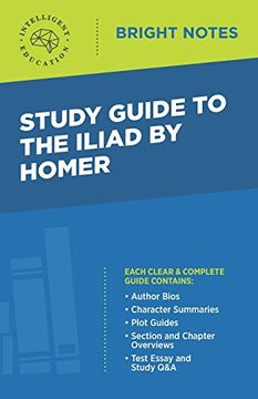 portada Study Guide to the Iliad by Homer (Bright Notes) 