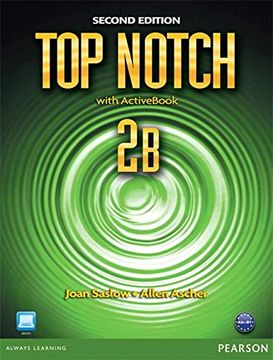 portada Top Notch 2b Split: Student Book With Activ and Workbook (in English)