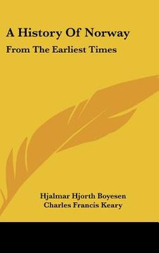 portada a history of norway: from the earliest times (en Inglés)