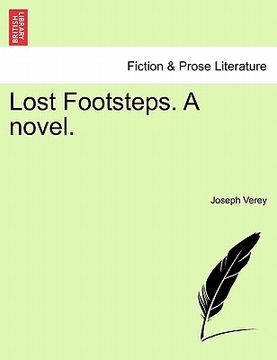 portada lost footsteps. a novel. (en Inglés)