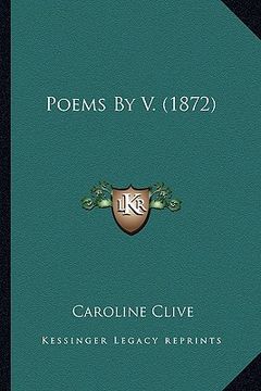portada poems by v. (1872) (en Inglés)