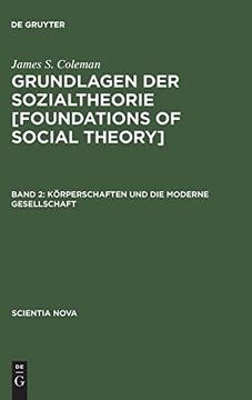 portada Körperschaften und die Moderne Gesellschaft (Scientia Nova (in German)