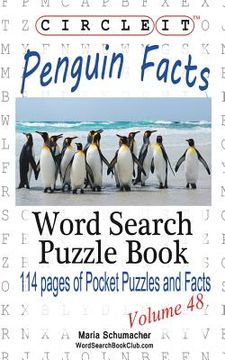 portada Circle It, Penguin Facts, Word Search, Puzzle Book 
